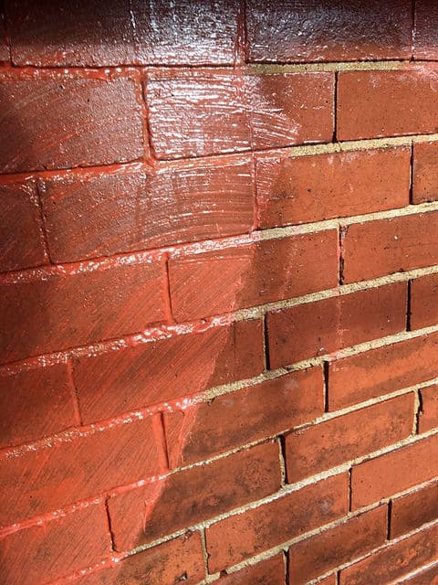 Brick Cleaning paint removal & pointing