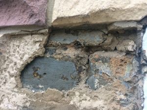 cladding falling off