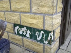stone cladding not stuck on right