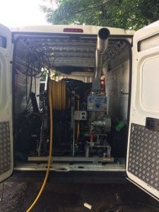 cleaning van