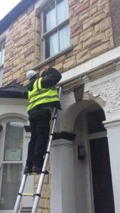 taking off stone cladding