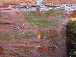 cement slurry behind spray wall paint